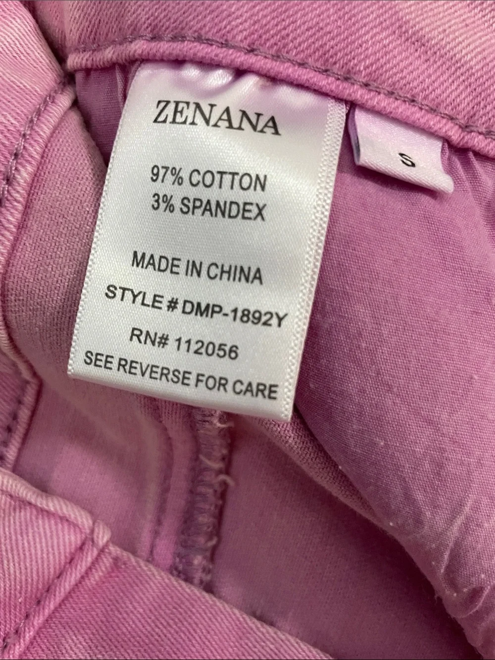 Zenana Outfitters Pink Denim Shorts